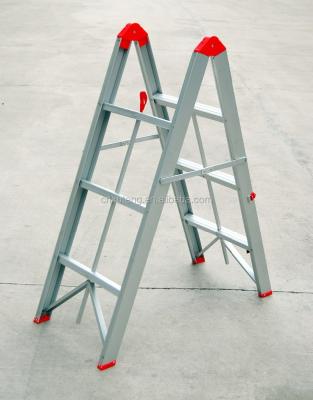 China Folding ladders aluminum folding stick ladder, easy to carry for sale