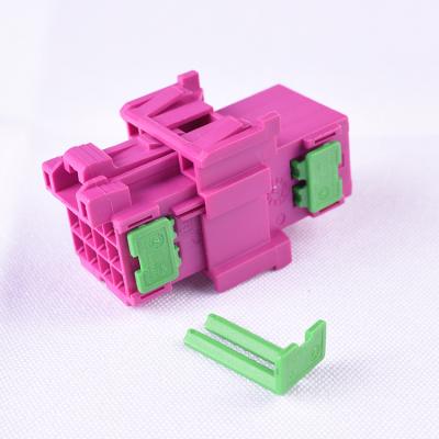 China XF 1-967627-6 Waterproof Stable Performance Purple Open 12 Pin Wire Harness Automotive Connector In Stock for sale