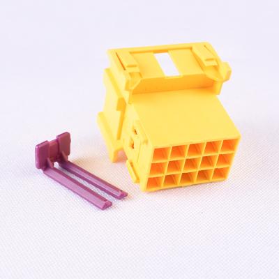 China XF 1-967628-3 Waterproof MCP Amp Connectors Yellow Open 15 Pin Auto Car Connector Manufacturer Supplied for sale