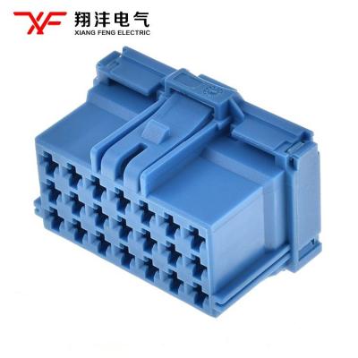 China Blue Female Waterproof Auto Connectors 6-968975-1 Pin Car Pin Plug Waterproof Wire 21 Pins Automotive Connector for sale