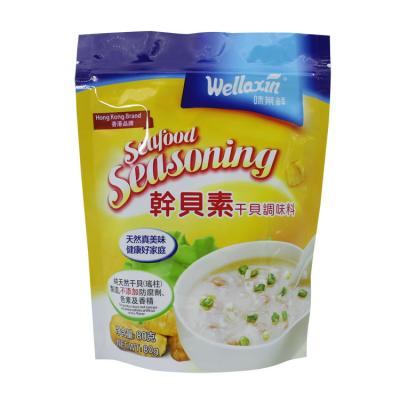 China Custom Barrier Plastic Bags Packaging Supplies With Zipper Stand Up Pouch Mylar Food Bags With Logo for sale