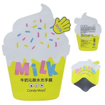 China Barrier Stand Up Pouch Shape Mylar Bag Custom Plastic Packaging Foil Shaped Food Bag for sale