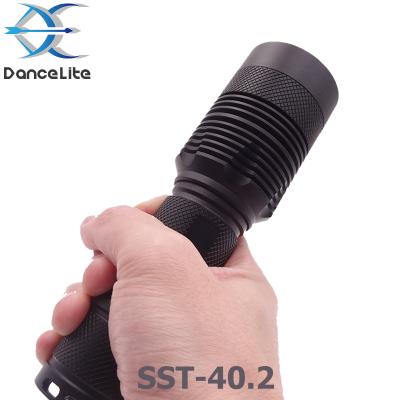 China C8.2 SST40.2 15W Emergency Self-Defense LED Flashlight Tactical Current Lantern 7000mA Emergency 5MODE Torch for sale