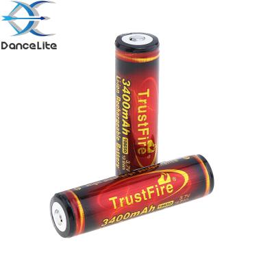 China Other Other Trustfire 18650 Rechargeable Battery 3.7V 18650 Cell Li-ion 3400mah Batteries With Shielded PCB Board for sale