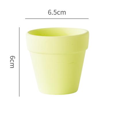 China Contemporary Original Garden Painted Terracotta Plant Pack Pot Clay Planter for sale