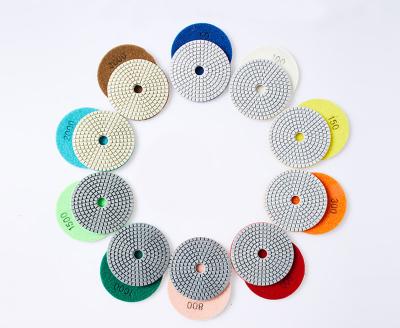 China Diamond Powder Diamond Polishing Pad Stone Grinding Wheel For Granite Marble Quartz for sale