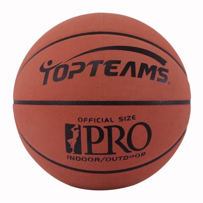 China Popular Training Size 7 Men's Compound Leather Basketball Competitive Price Adult Professional Indoor/Outdoor Basketball for sale