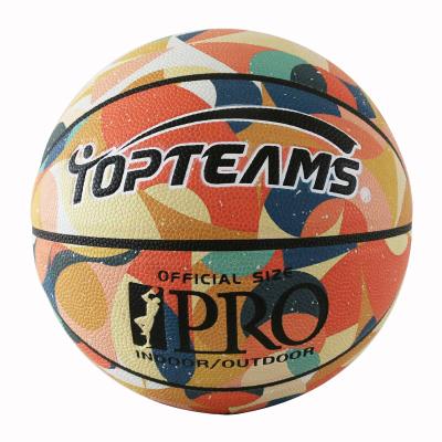 China Cheap price men's basketball logo factory color adult basketball ball leather custom indoor/outdoor size 7 pro for sale