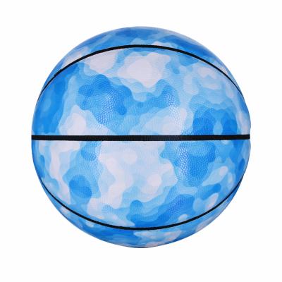 China Fashionable indoor/outdoor promotional size 7 tpu sports soft leather official basketball basketball for sale