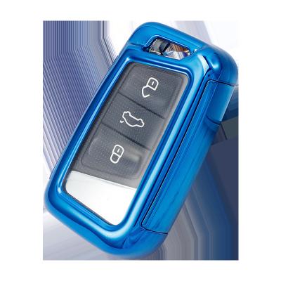 China Soft TPU Plastic Car Key Cover For Volkswagen Car Key Cover Case Holder for sale