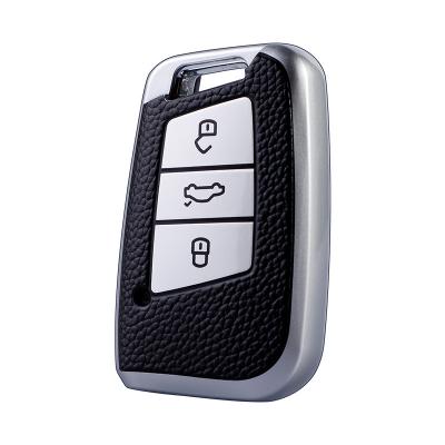 China Soft TPU Plastic Car Key Cover For Volkswagen Car Key Cover Case Holder for sale