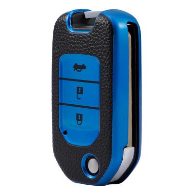 China Soft TPU Plastic Car Key Cover For Honda Car Key Cover Case Holder for sale