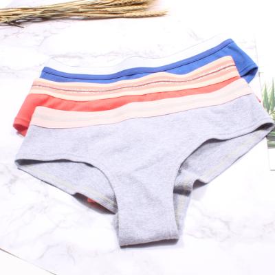 China Antibacterial Soft Ribbed Women Underwear/Quick Dry Sexy/Airy/Triangle Mid Rise Panties Stretch Hippie for sale