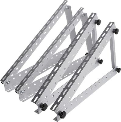 China Cheap Brackets Solar Components Easy Install SUS304 Leg Adjustable Triangle Solar Mounting System For Flat Roof for sale