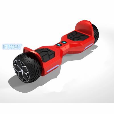 China ABS+Aluminum alloy self balance hoverboards/electric skateboard 2 wheel with colorful lights 6.5 inch for kids for sale