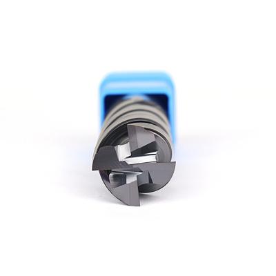 China Youth HRC55 4 Flute Carbide End Mills Tungsten Machine Tools Fresa Carbide Milling Cutter CNC Face Router Bit for sale