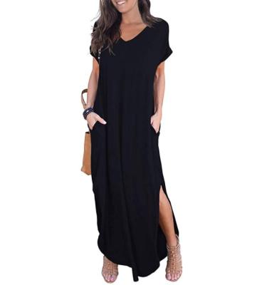 China Wholesale high quality custom anti-static plus size hot style women's new long dress casual sale dress for sale