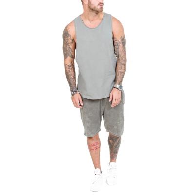 China Wholesale Custom Men's Gym Tank Top Sleeveless Fitness Oversized Tank Top QUICK DRY for sale