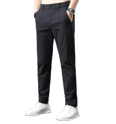 China Hip Hop Cotton Mens Twill Pants Manufacturer Men's 100% Khaki Twill Pants Pants Mens Slim Fit Trousers for sale