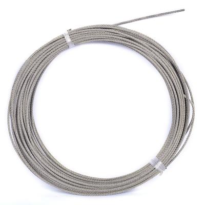 China Cheap Decorative Construction 7x7 Wire Rope Professional Manufacture Stainless Steel Cable Rope for sale