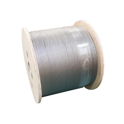 China High quality ss304 0.3mm steel wire 1x7 steel wire rope 12mm stainless steel wire rope hangingwire rope used for sale