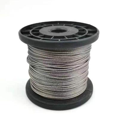 China Construction Top Selling Safety Wire Rope Stainless Steel Cable 7x7 Wire Rope for sale