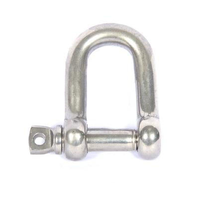 China Heavy Industry Factory Direct Sale M18 Screw Pin Forged Hot Forged High Quality Polished D Shackle for sale