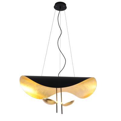 China Mid Century Modern Nordic Style Metal Chandeliers Light Minimalist 3D Indoor Home Kitchen Wireless Hanging Pendant Lamp for sale