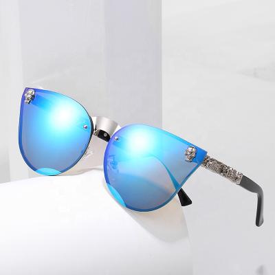 China Fashion Sunglasses Rock Women Punk Retro Shading Oval Hip Hop Glass Steampunk Sun Glasses Men Vintage for sale