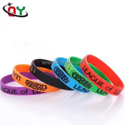 China Guangdong Cute Manufacture Logo Silicone Soft PVC Promotional Custom Wristband for sale