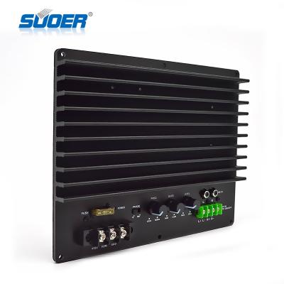 China Suoer GFB-9 1kw 12V/24V Car 1000W Power Amplifier Board High Power Speaker Amplifier For Subwoofer Car Audio DIY Amplifier Speaker Amplifier Board for sale