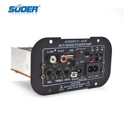 China Vehicle Suoer GFB-3 12V/24V car power amplifier board for subwoofer car audio amplifier with remote control blueteeth USB tcard for sale