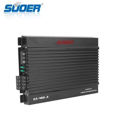 China Suoer CA-460-A Car Power Amplifier Class ab Audio Stereo 12v Bass Amplifier CIT Amplifier Amp for sale