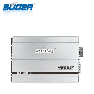 China Amplifier Suoer CA-480-B 4 Channel Car Amplifier Turn On Car 1000w 1500W 1800W 2800W 4500W 4 Channel Car Amplifier for sale