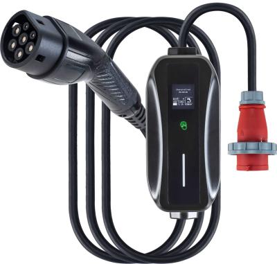 China 11KW  Level 2 Portable EV Charger for Electric Vehicle Type1/Type 2 Electric Car Charger 6-8-10-13-16A Current Adjustable BFM206 for sale