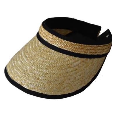 China Character Summer Braided Sun-protected Custom UV Protection Wide Brim Airempty Blank Top Hat for sale