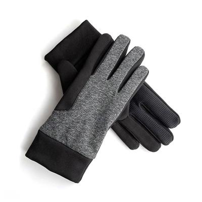 China Men's Black Monochrome Finish Keeps You Warm Winter Gloves For Men for sale