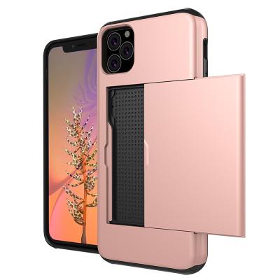 China Card Slot Back Cover For iPhone XI Case Card Phone Case For iPhone 11 Case Mobile Phone XI for sale