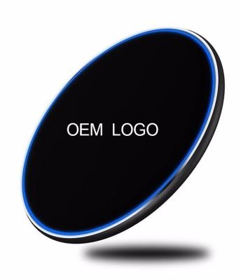 China Microphone Wholesale Custom Logo Wireless Charger Pad Wireless Pad Charging Wireless Charger for sale