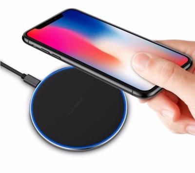 China Mobile Phone Wireless Charger Pad Microphone Pad Factory OEM Wireless Charger Fast For iPhone X for sale