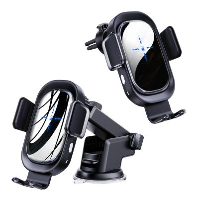 China Microphone 3 in 1 Phone Holder 360 Rotate for Air Vent Dashboard Windshield Car Phone Mount Car Phone Holder for sale