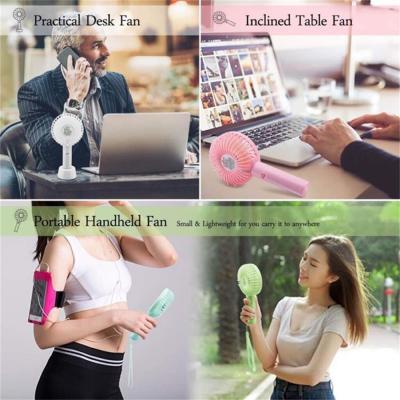 China Portable Wholesale High Speed ​​Cooler Cute Hand Charging Rechargeable Foldable Mini Fan for sale