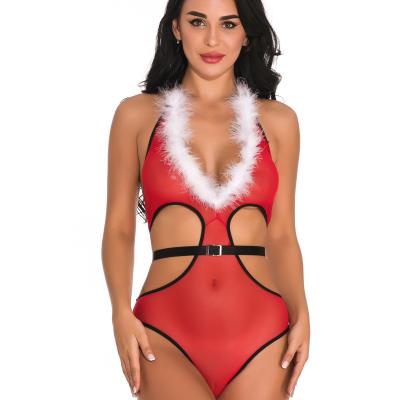 China Wholesale Stage Apparel Costume Christmas Polyester Game Apparel Manufacturers Sexy Women Lingeries Jumpsuit for sale