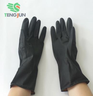 China Waterproof Car Cleaning Black Latex Gloves Brand Gloves for sale