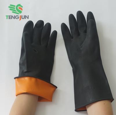 China SUN GLOVES Superior Industrial Latex Gloves - Brand High Quality Heavy Duty Industrial Latex Glove for sale