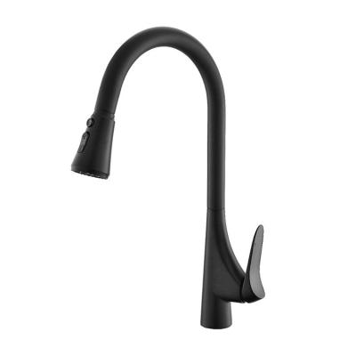 China Faucets Factory Chrome Metered Black Gray Pull Out With Sprayer Modern Brass Chrome Kitchen Faucet for sale