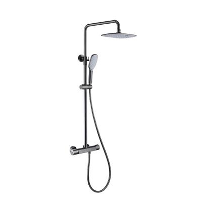 China With Top Selling Modern Thermostatic Shower Faucet and Set Gray Stainless Steel Shower Faucet for sale