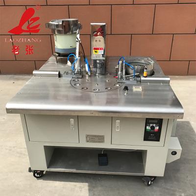 China Automatic Cap Patent Upholstery Cover Button Making Machine for sale