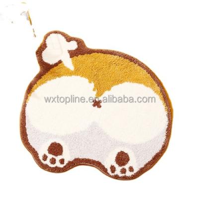 China New Type Interesting Price Non-slip Cartoon Decorate Mat Bedroom Floor Mat for sale