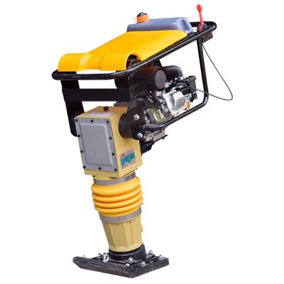 China Compacting sand Type 125 Stand alone bracket 2T petrol engine earth rammer machine price for sale